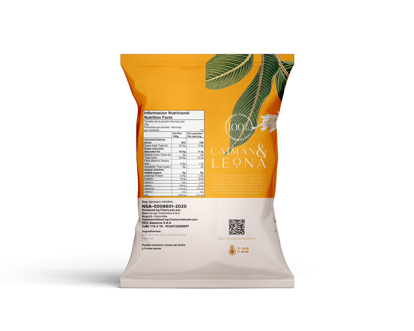 Chunks de Gulupa recubiertos de Chocolate Blanco